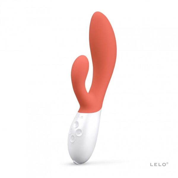 Mercadox LELO - INA 3 VIBRADOR DE COELHO CORAL DE LUXO