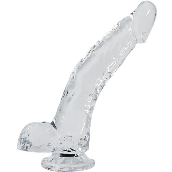 Mercadox ALIVE - GARANHÃO PÊNIS REALÍSTICO TRANSPARENTE 22 CM