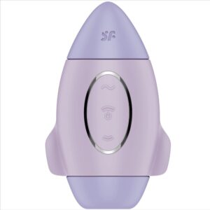 SATISFYER – VIBRADOR DE IMPULSO DUPLO PEQUENO LILAC MISSION CONTROL