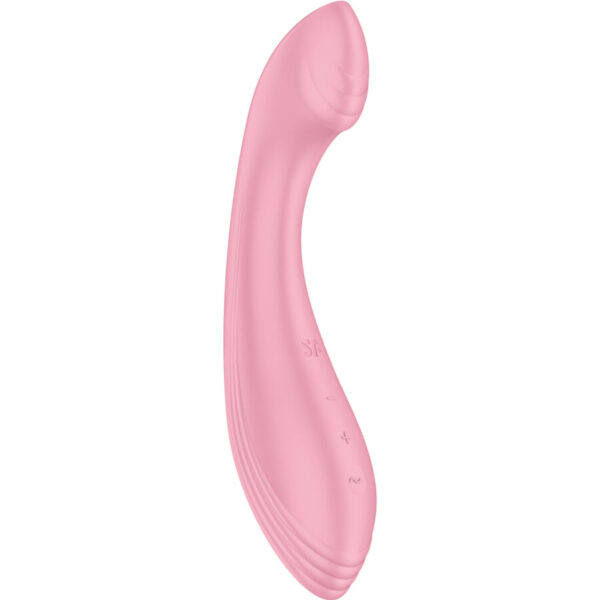 Mercadox SATISFYER - G-FORCE ESTIMULADOR VIBRADOR G-SPOT ROSA