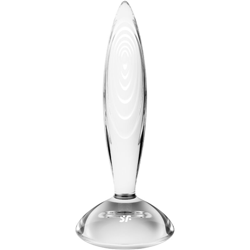 Mercadox SATISFYER - PLUG ANAL DE CRISTAL ESPUMANTE