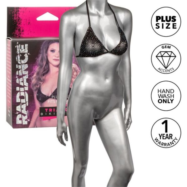 Mercadox CALEXOTICS - RADIANCE TOP BIQUINI TRINGULO RHINE PLUS SIZE