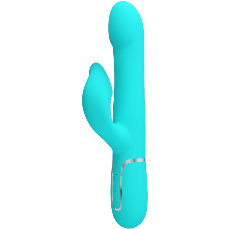 Mercadox PRETTY LOVE - VIBRADOR COELHO PÉROLAS AQUA VERDE