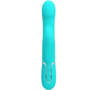 PRETTY LOVE – VIBRADOR COELHO PÉROLAS AQUA VERDE