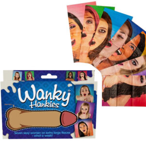 SPENCER & FLEETWOOD – WANKY HANKIES 7 LENÇOS EXTRA GRANDES PARA MULHERES