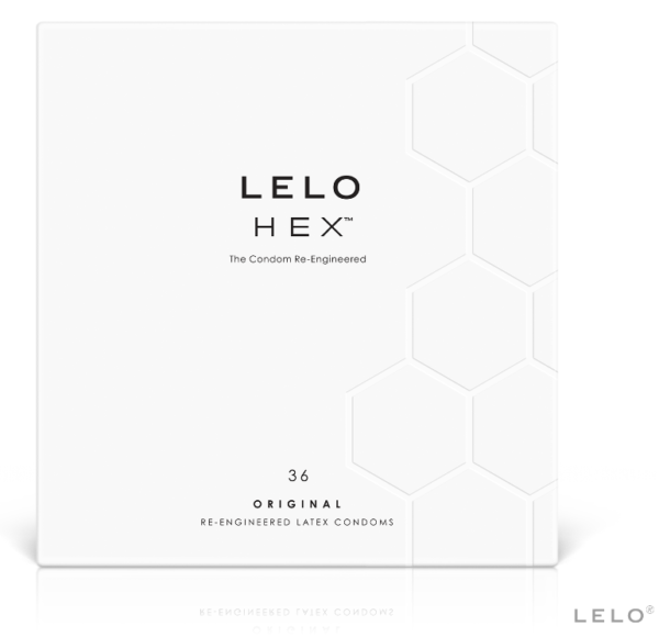 Mercadox LELO - CAIXA DE PRESERVATIVO HEX 36 UNIDADES