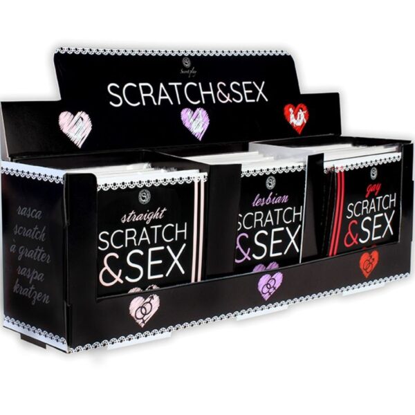 Mercadox SECRETPLAY - DISPLAY + POSTURAS SCRATCH & SEX (ES/EN/FR/PT/DE)