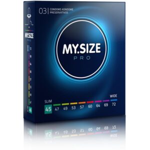 MY SIZE – PRO PRESERVATIVOS 45 MM 3 UNIDADES