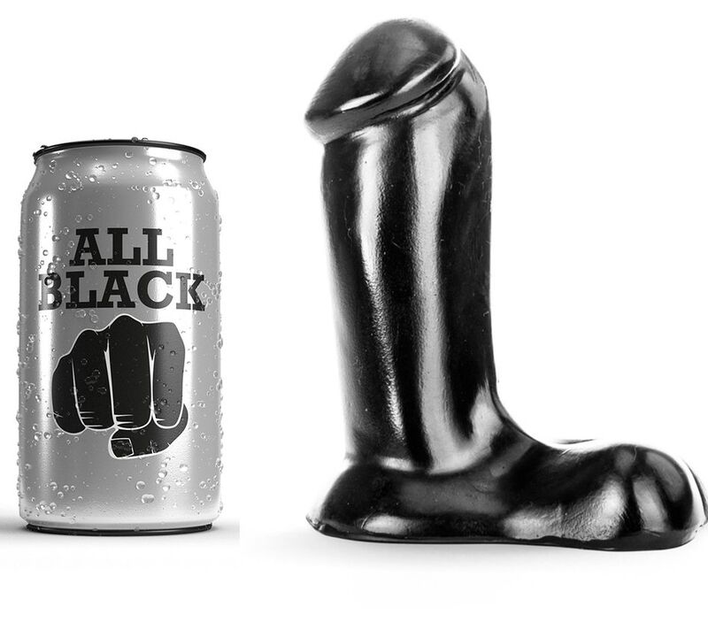 Mercadox ALL BLACK - DILDO REALÍSTICO 14 CM