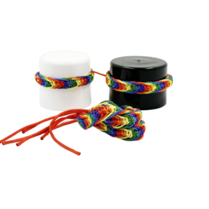 PRIDE – LGBT FLAG BRAIDED THREADS BRACELET