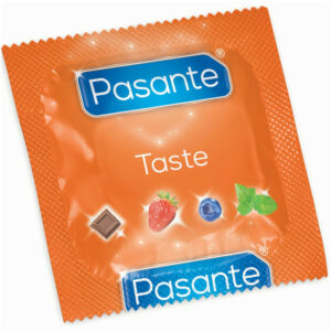 PASANTE – PRESERVATIVOS SABOR CHOCOLATE TENTAO SACO 144 UNIDADES