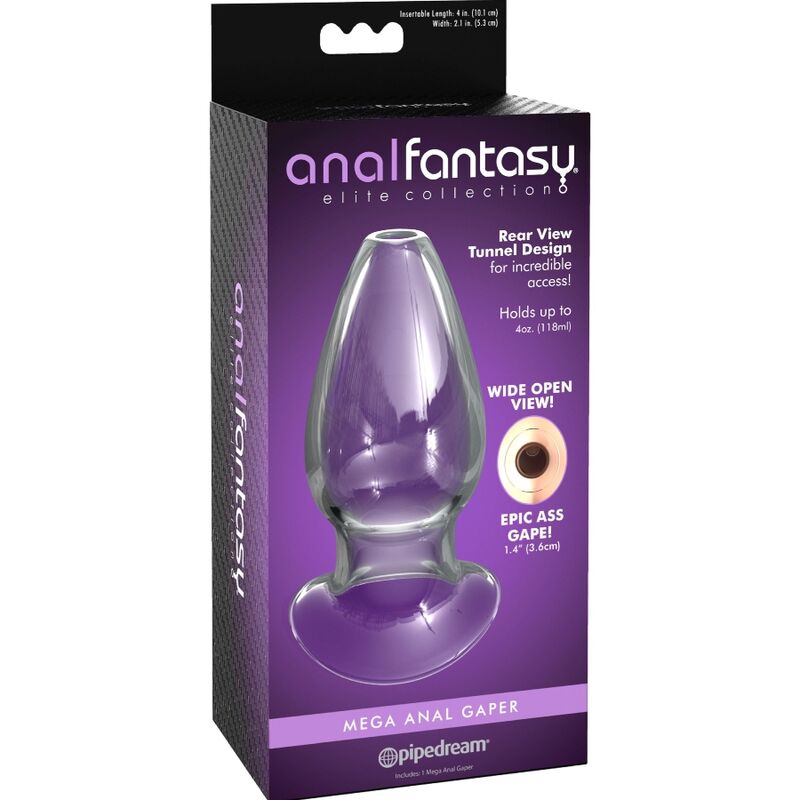 ANAL FANTASY ELITE COLLECTION -DILATOR DE CRISTAL ANAL GAPER TAMANHO L - Image 3