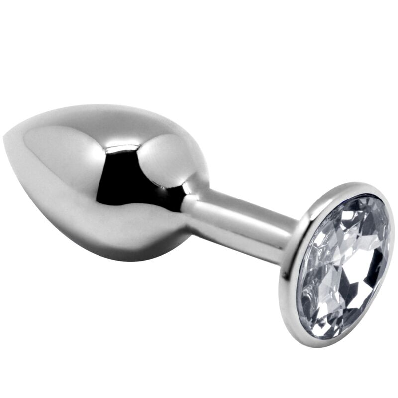 Mercadox ALIVE - PRAZER ANAL MINI PLUG METAL BRANCO TAMANHO M