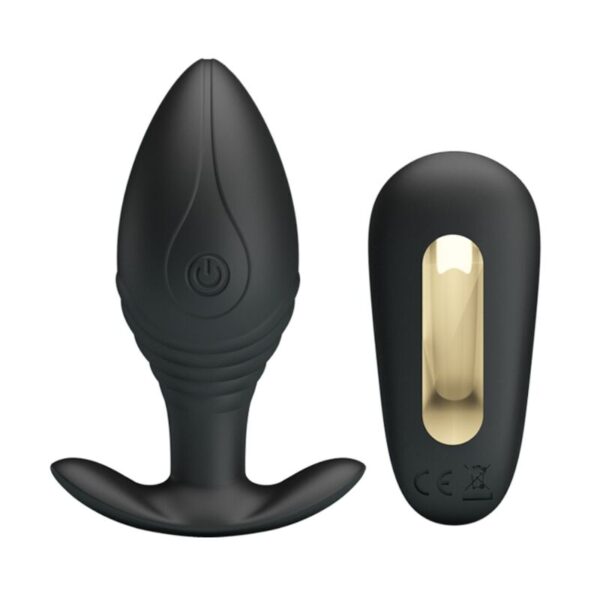 Mercadox PRETTY LOVE - VIBRADOR RECARREGVEL REGINA ANAL PLUG PRETO