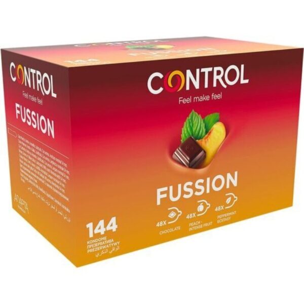 Mercadox CONTROL - PRESERVATIVOS ADAPTA FUSSION 144 UNIDADES