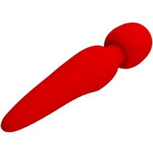 PRETTY LOVE – MAREDITH MASSAGER 12 MODOS DE VIBRAO VERMELHO