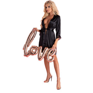 LIVCO CORSETTI FASHION – ARILADYEN LC 90568 VESTIDO + CALCINHA PRETA