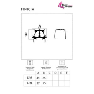 LIVCO CORSETTI FASHION – FINICIA LC90725 CINTO-LIGA PRETO