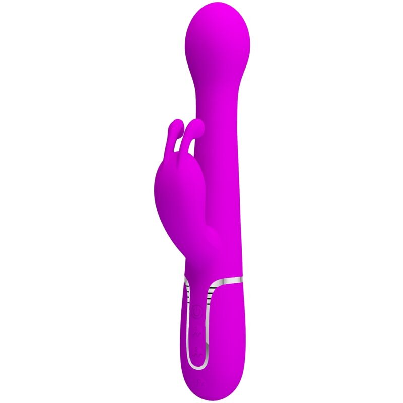 Mercadox PRETTY LOVE - VIBRADOR DEJON COELHO 3 EM 1 MULTIFUNO VIOLETA