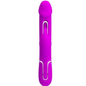 PRETTY LOVE – VIBRADOR COELHO DEJON 3 EM 1 MULTIFUNO AQUA VERDE