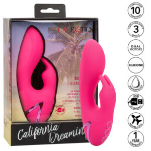 CALIFORNIA EXOTICS – ASSIM. CAL SUNSHINE VIBRADOR COELHO FÚCSIA POR CALIFORNIA DREAMING