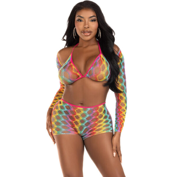 Mercadox LEG AVENUE - CONJUNTO DE TRÊS PEÇAS MULTICOLOR