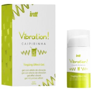 INTT – PODEROSO ESTIMULANTE ÍNTIMO CAIPIRINHA GEL VIBRADOR LÍQUIDO 15 ML