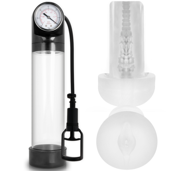 Mercadox PUMP ADDICTED - RX9 TRANSPARENTE COM MASTURBADOR