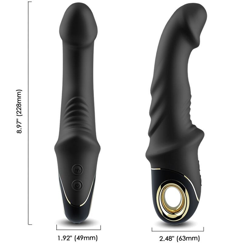 Mercadox ARMONY - JOYBLADE DILDO VIBRADOR ROTATOR PRETO