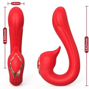 ARMONY – VIBRADOR DELFIN MULTIPOSIÇÃO E EFEITO DE CALOR VERMELHO