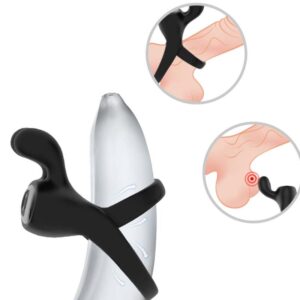 ARMONY – ANEL VIBRADOR COELHO PRETO