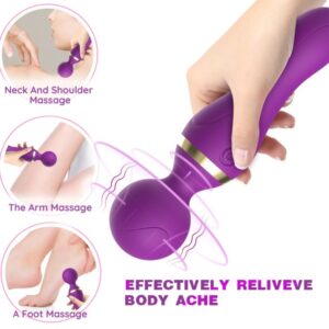 ARMONY – FREEZA MASSAGER E VIBRADOR CABEÇA SUPER FLEXÍVEL ROXO