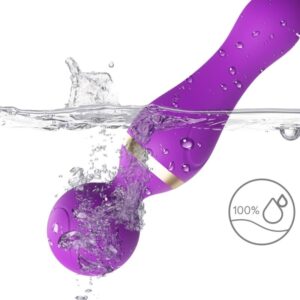 ARMONY – FREEZA MASSAGER E VIBRADOR CABEÇA SUPER FLEXÍVEL ROXO