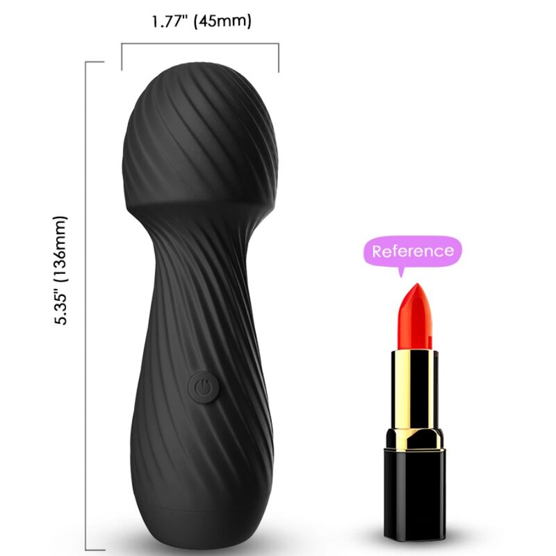 Mercadox ARMONY - DAZZLE MASSAGER E VIBRADOR PEQUENO PRETO