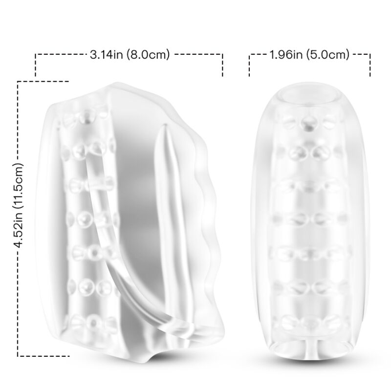 ARMONY - MASTER MASTURBADOR E VIBRADOR TRANSPARENTE - Image 2
