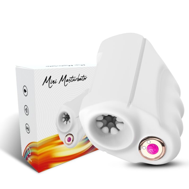 Mercadox ARMONY - MASTER MASTURBADOR E VIBRADOR BRANCO