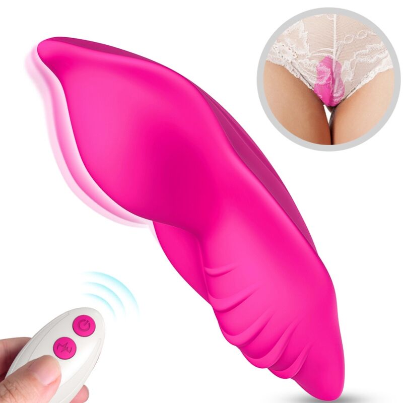 Mercadox ARMONY - WHISPER WEARABLE CALÇAS VIBRADOR DE CONTROLE REMOTO FÚCSIA