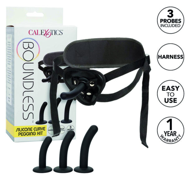 Mercadox CALEXOTICS - BOUNDLESS KIT DE PEGGING DE CURVA DE SILICONE