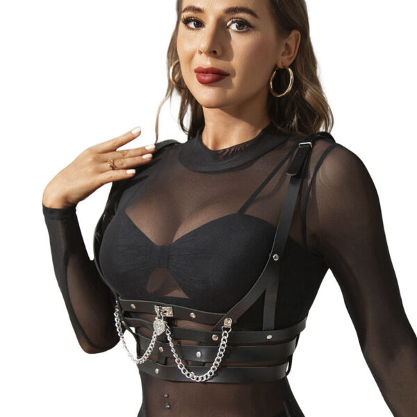 SUBBLIME - ARNÊS CORSET COM CORRENTE DETALHE TAMANHO ÚNICO - Image 2