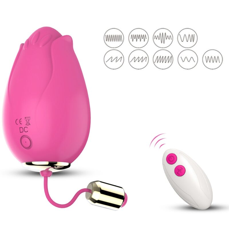Mercadox ARMONY - VIBRADOR DE OVO MANDALA G-SPOT CONTROLE REMOTO FÚCSIA