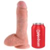 KING COCK - 8 CARNE DE DILDO COM BOLAS 20.3 CM - Image 3