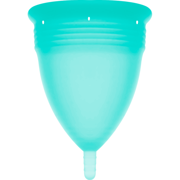 STERCUP - COPO MENSTRUAL DE SILICONE FDA TAMANHO L AQUAMARINE - Image 3