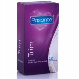 PASANTE – PRESERVATIVOS THIN TRIM MS DE 12 UNIDADES