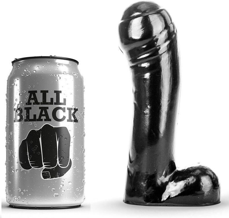 Mercadox ALL BLACK - DILDO PRETO 15 CM