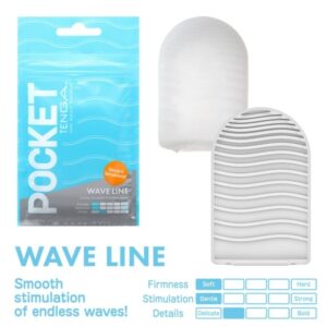 TENGA – MASTURBADOR DE BOLSO WAVE LINE