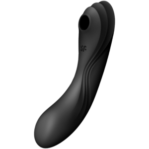 SATISFYER – VIBRADOR DE PULSO DE AR CURVY TRINITY 4 PRETO