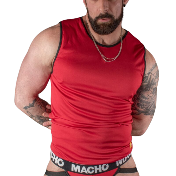 Mercadox MACHO - T-SHIRT VERMELHA L/XL