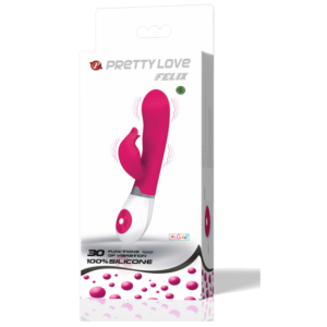 PRETTY LOVE – VIBRADOR COM ESTIMULADOR FELIX