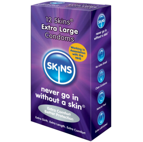 Mercadox SKINS - CONDOM EXTRA LARGE 12 PACK