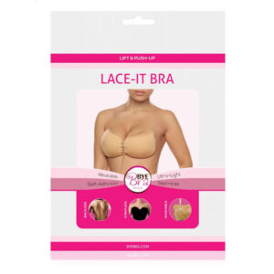 BYE-BRA – LACE-IT APRIMORAMENTO PUSH-UP BEIGE COPO B